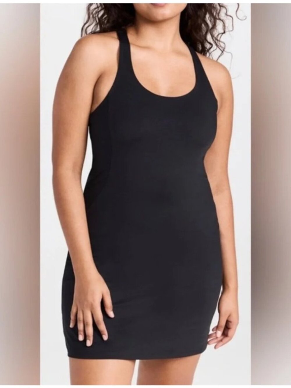 Girlfriend Collective Black Tennis Dress L